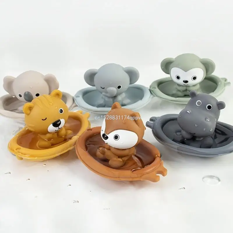 Baby Bathtub Toy Adorable Lovely Animal Designs Portable for Toddler Daily Use Dropship