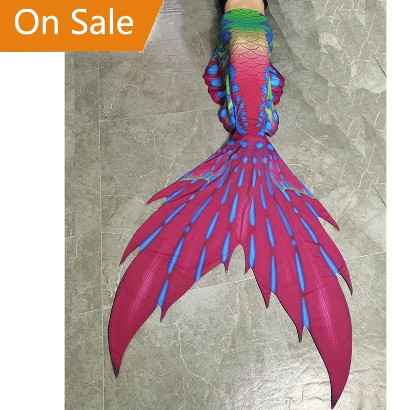 Free Shipping Hot Sale & High Quality Mermaid Tail Skins For Swimming Mermaid Tail Diy Cosplay Suits Can with Mahina Monofin Fin