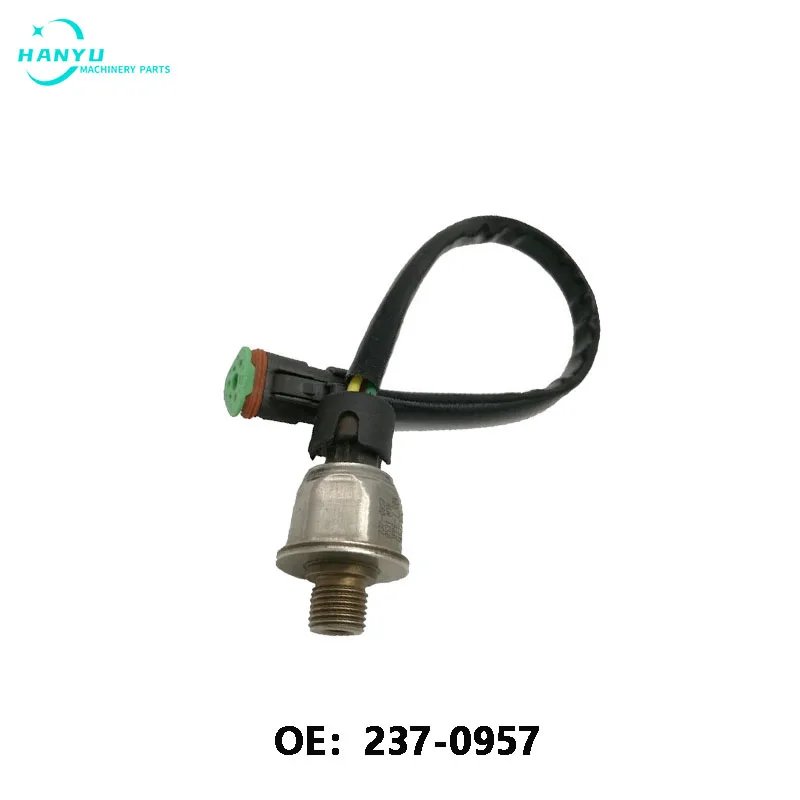 New High-quality Excavator electric parts fuel pressure sensor Pressure sensing plug sensor 237-0957