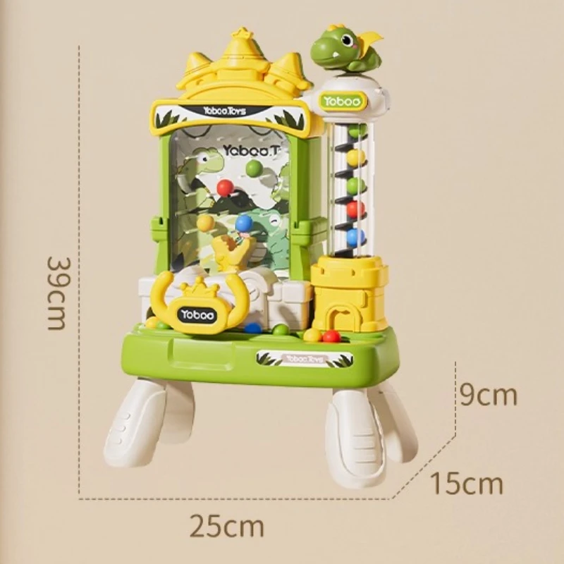 آلة التقاط الكرة الكهربائية للأطفال ألعاب تعليمية على شكل قلعة لسطح المكتب آلات ألعاب مضحكة للتفاعل بين الوالدين والطفل هدايا