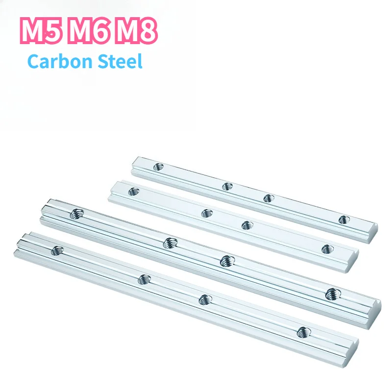 20//30/40/45 180 Degree Carbon Steel Straight Joint Inside Connector Aluminium Profile Fittings Strip With Screws Profile