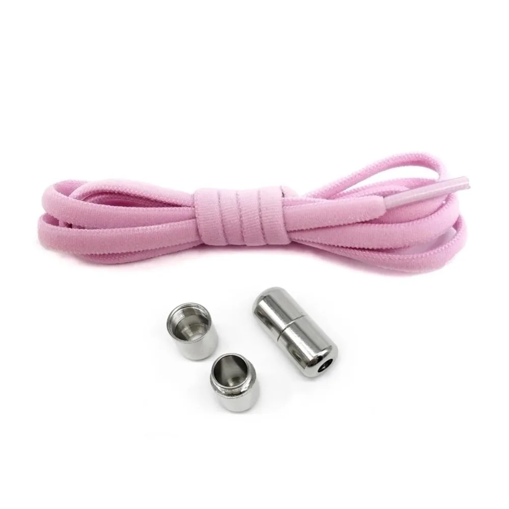 

Semicircle No Tie Shoelaces Metal Lock Adjustable Lazy Laces One Size Fits All Elastic Sport Shoelaces Shoes Accessories