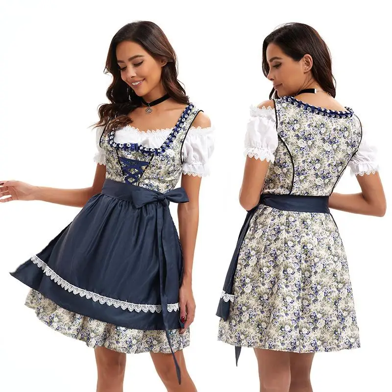 

Хэллоуин Пиво Карнавал orm Performance Dr Женский этнический сценический костюм Полиэфирная ткань Традиционный китайский Dr