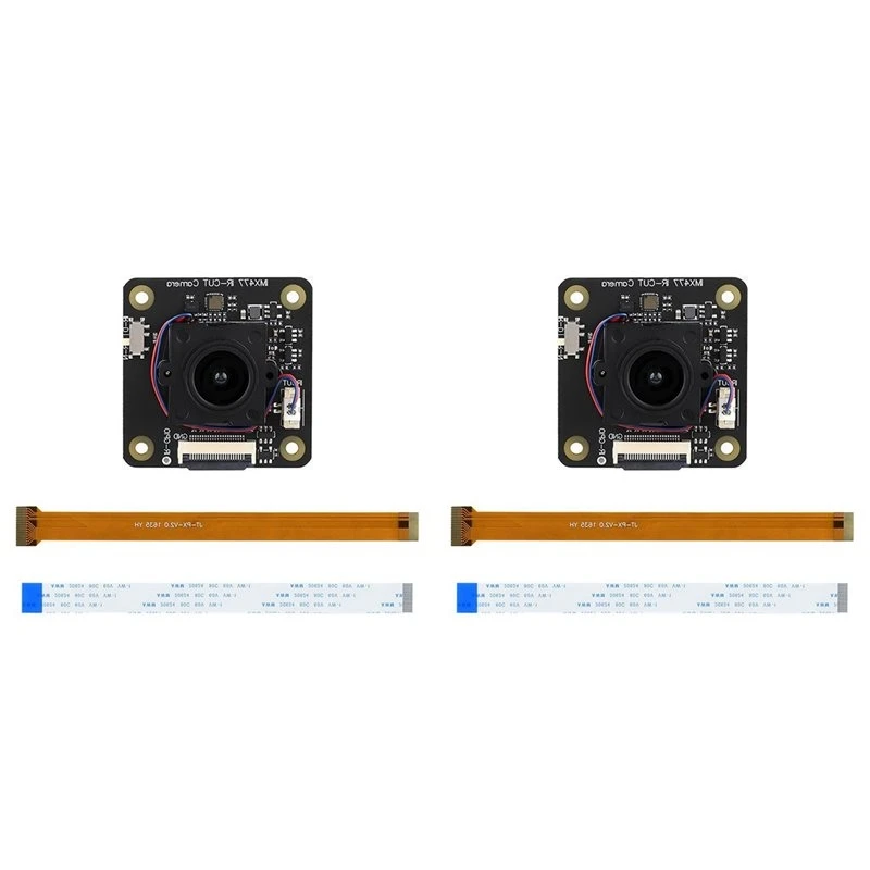 B68A 2X IMX477 IR-CUT Camera Module 90° FOV 12.3MP Camera For Raspberry Pi 4/5/CM4/CM5/Zero 2 W For Jetson Nano/Orin