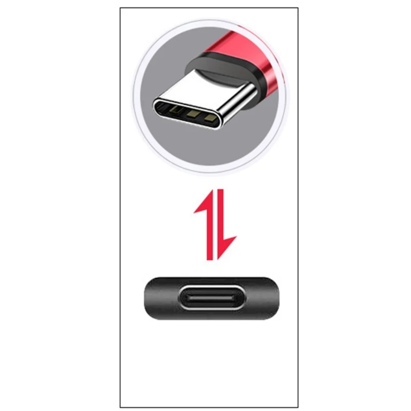 شحن سريع كابل USB ، 3 في 1 ، موصل نوع C ، سلك مصدر الطاقة ، سلك تمديد الأسلاك ، انخفاض الشحن ، USB إلى 3X