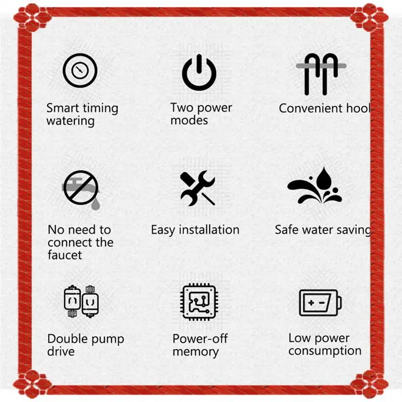 

24-Hour Delivery Irrigation Kit With Automatic Double Pump Watering System And Programmable Water Timer For Garden Greenhouse Hy