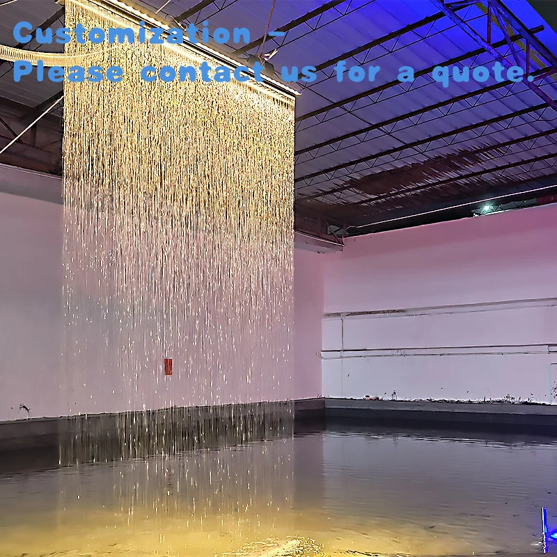 

custom.618 Sale Curtain Outdoor Rain Curtain Fountain Decorative Artificial Waterfall Gardens