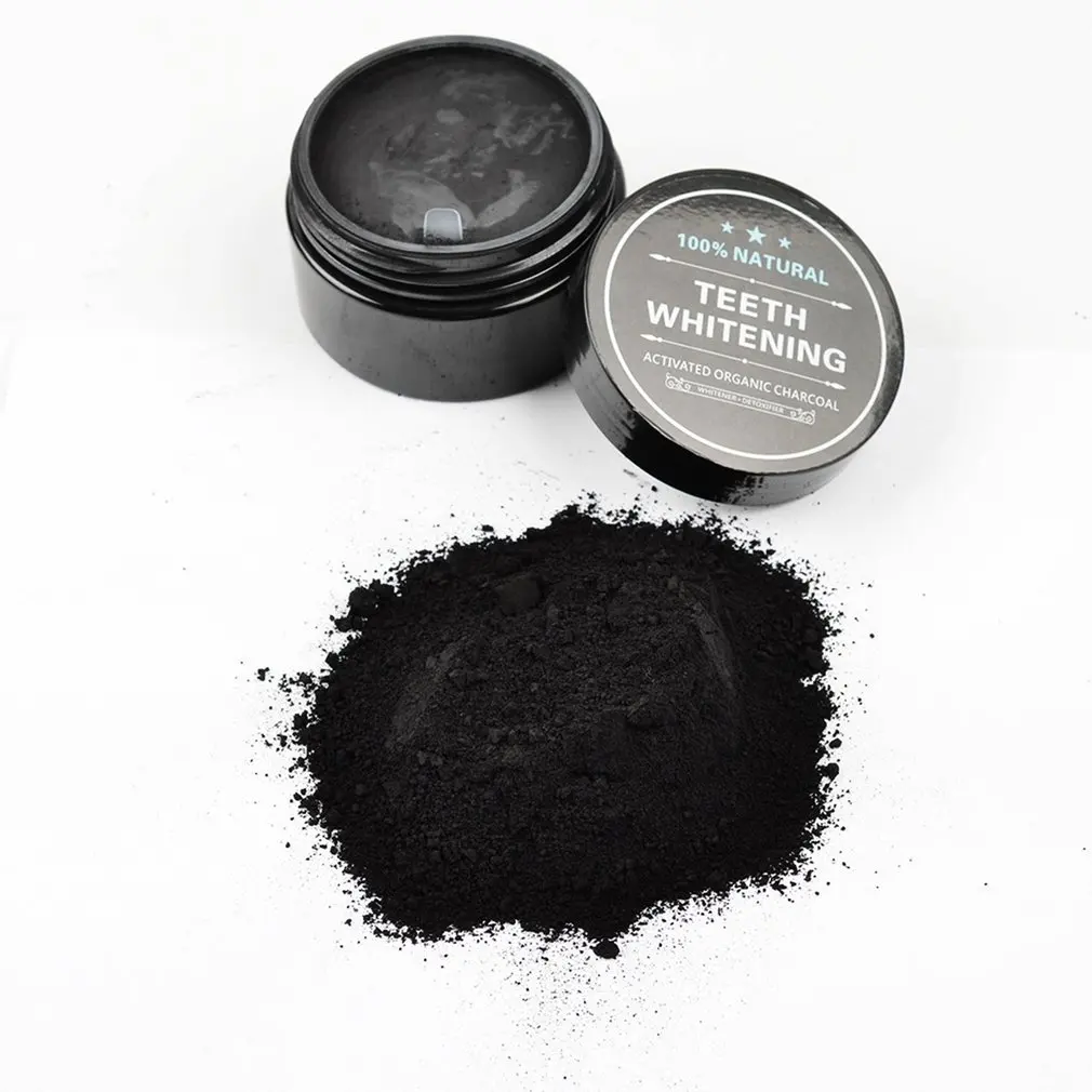 30g Natural Teeth Whitening Powder Activated Organic Charcoal Powder Polish Teeth Clean Strengthen Teeth Whitener Oral Hygiene