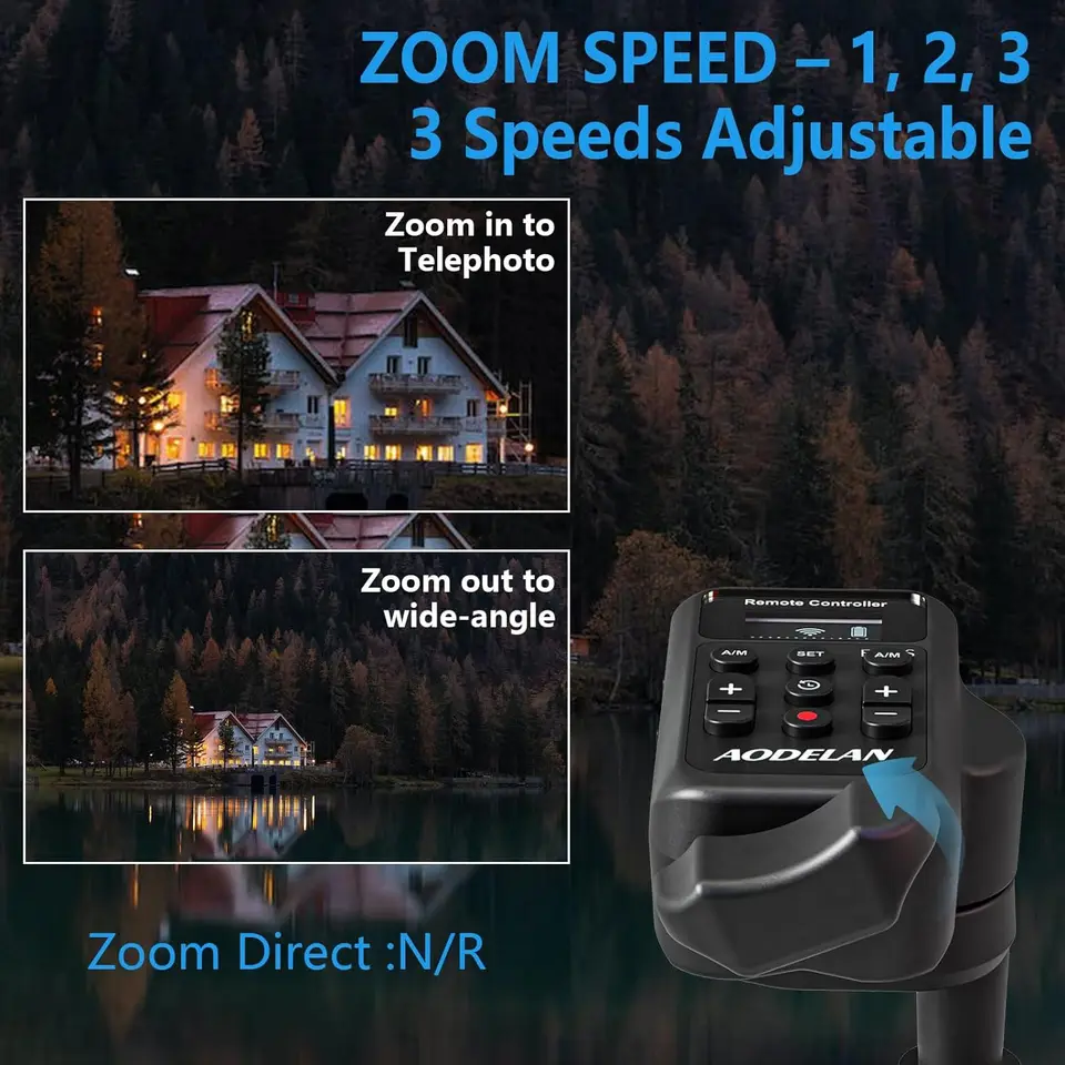 AODELAN ZC-3 ウェアレスリモコン ズームフォーカス