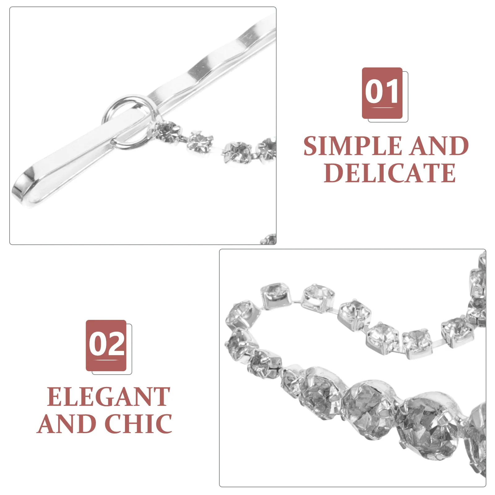 

Rhinestone Eyebrows Headdress Hair Accessories Women Forehead Jewelry Alloy Bride Frontlet Headband Hair Decoration Dance