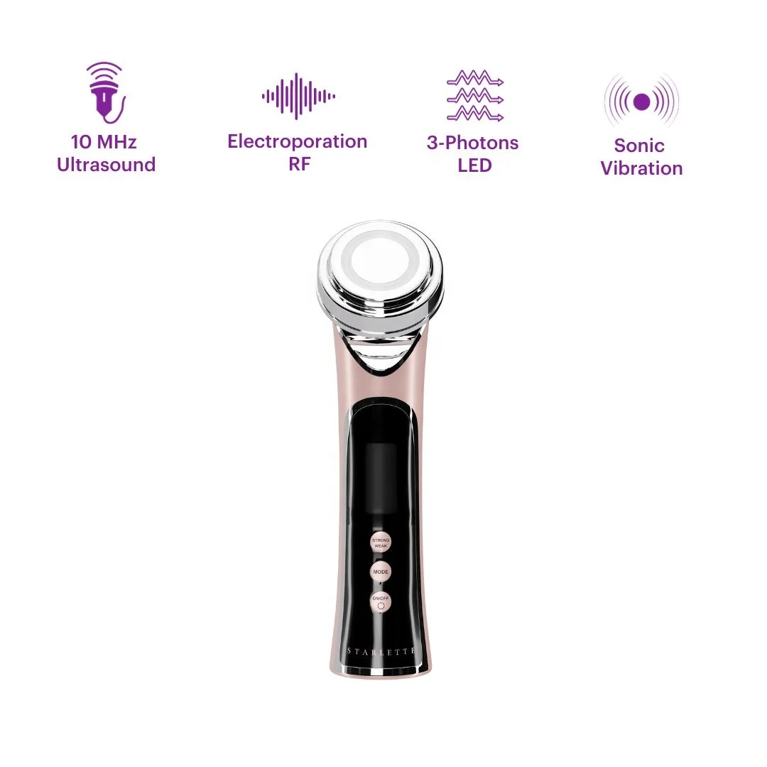 Skin tightening Wholesale Price Sonic Vibrating Massage LED Lights Multifunctional Skin Home Use Facial Device