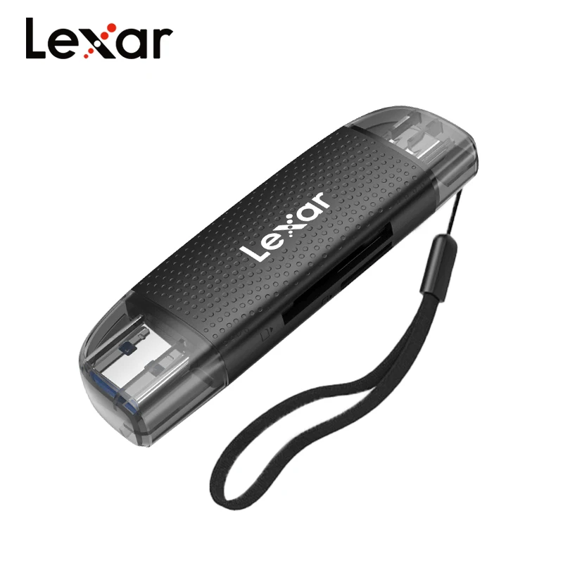 Lexar 2in1 Card Reader USB3.2 Type-C RW310 Card Reader Dual Interface TF/SD Memory Card Dual-use for Computer Mobile Phone