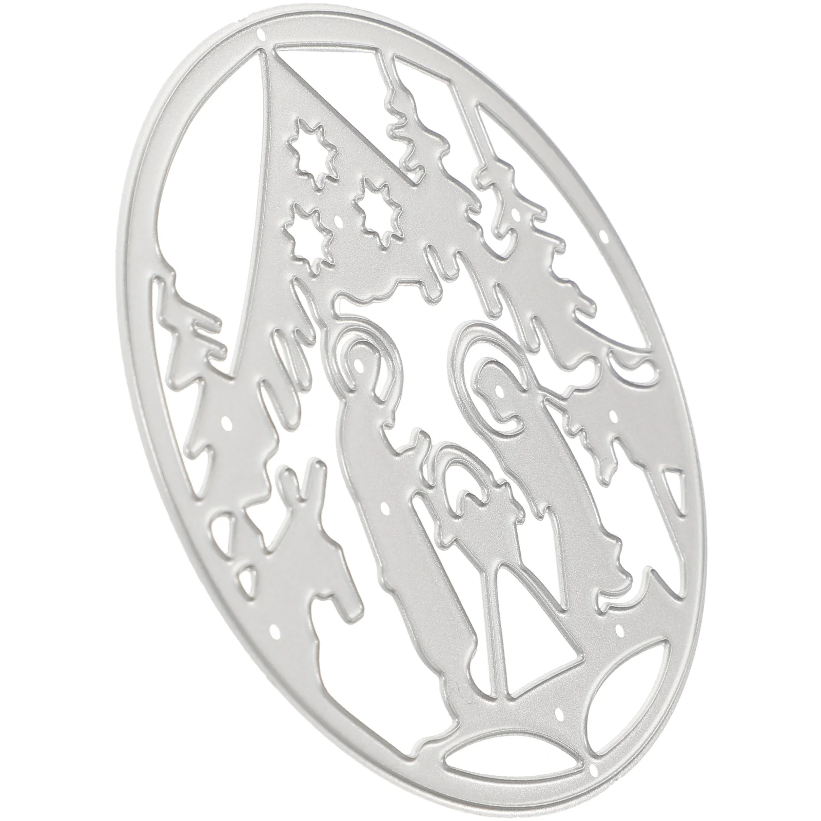 

Embossing Knife Die Cuts for Making Metal Cutting Dies Christmas Silver Stencil Child
