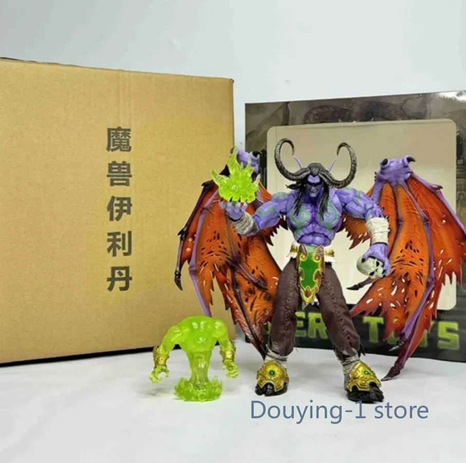 

In Stock World of Warcraft 2nd Generation Demon Hunter Illidan Collectible Model Anime Action Figure