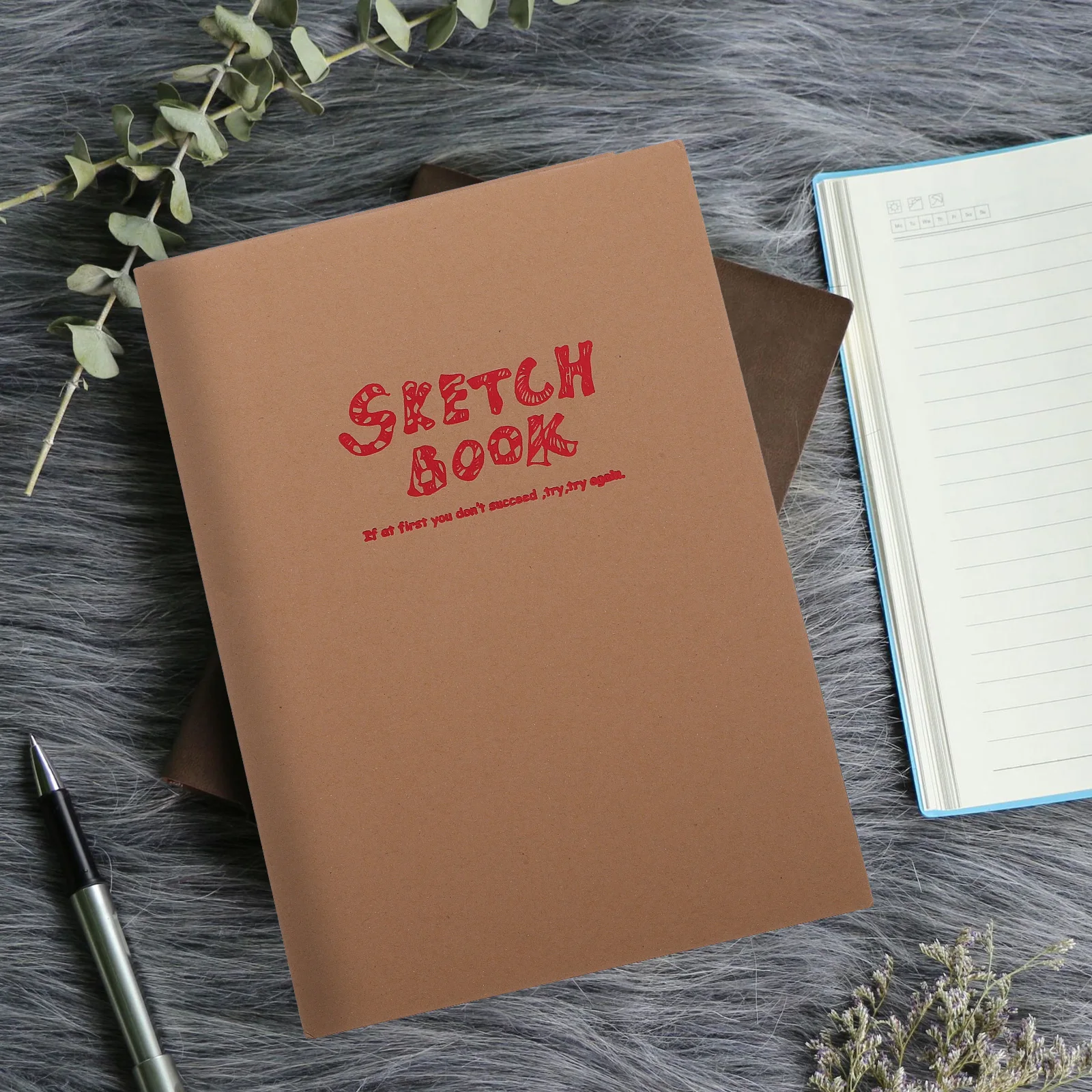

A4 120 Page Blank Thick Paper Drawing Pad Durable Binding Ideal for Diary Travel Journal Art Supplies