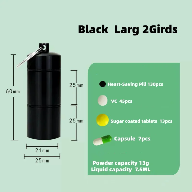 Portable medicine box, portable mini medicine bottle, sub packaging of drug cartridgesJ166A