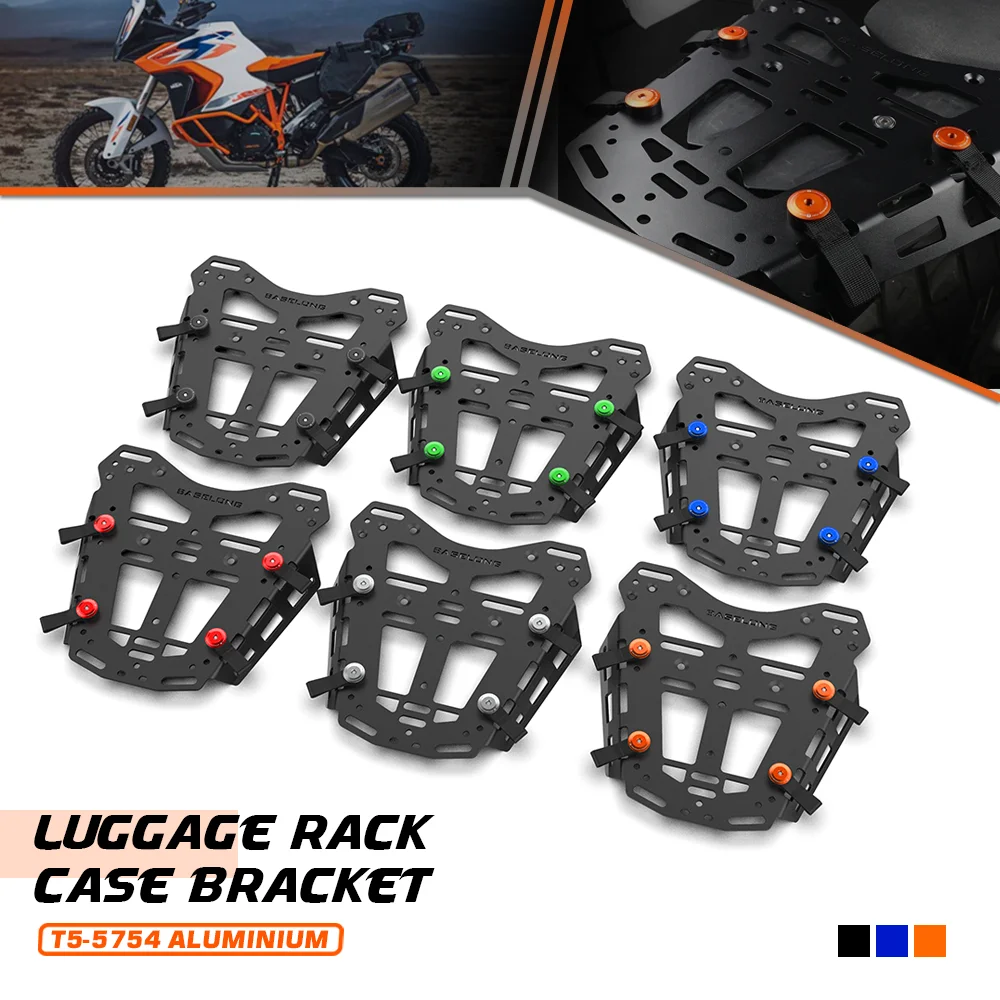 

For KTM 1290 Super Adventure R/S 2021-2023-2024 Motorcycle Luggage Rack Top Case Bracket Tool Bag Rack-Less Soft OS-Rack Loops