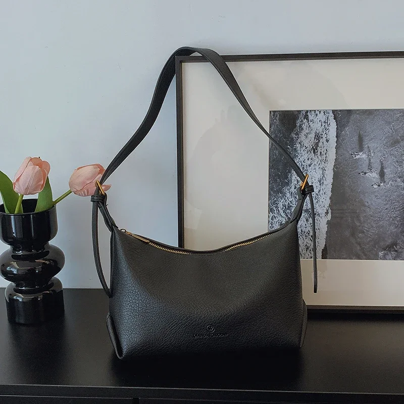 

2025 Hot Selling Simple Small Square Shoulder Bag PU Zipper Solid Color Popular Commuting Fashion Crossbody Bag for Women