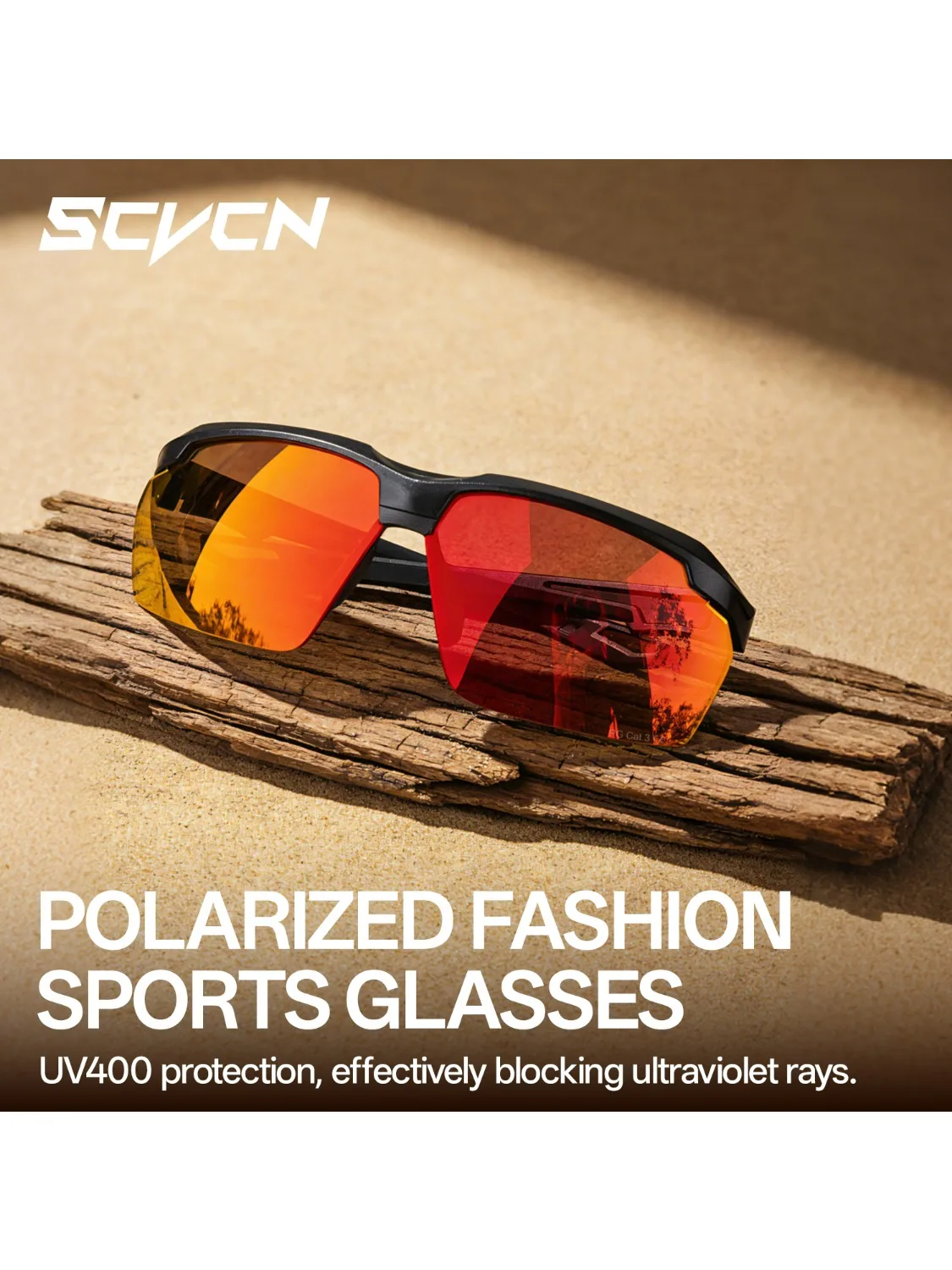 AliExpress SCVCN UV400 Polarized Hiking Sunglasses Outdoor Sports Driving Glasses Stylish Fishing Glasses Cycling Running Sports Glasses