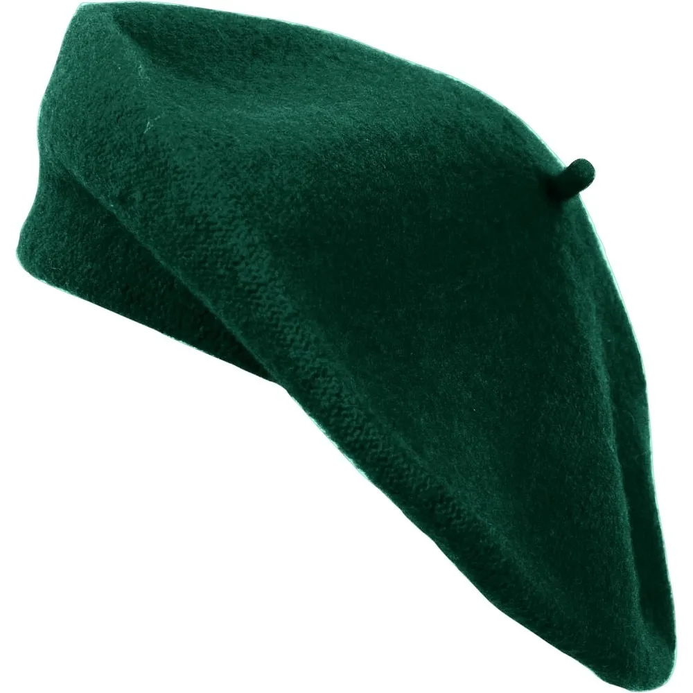 Women's Solid Color French Beret Hat Classic Lightweight Casual Chic Cap