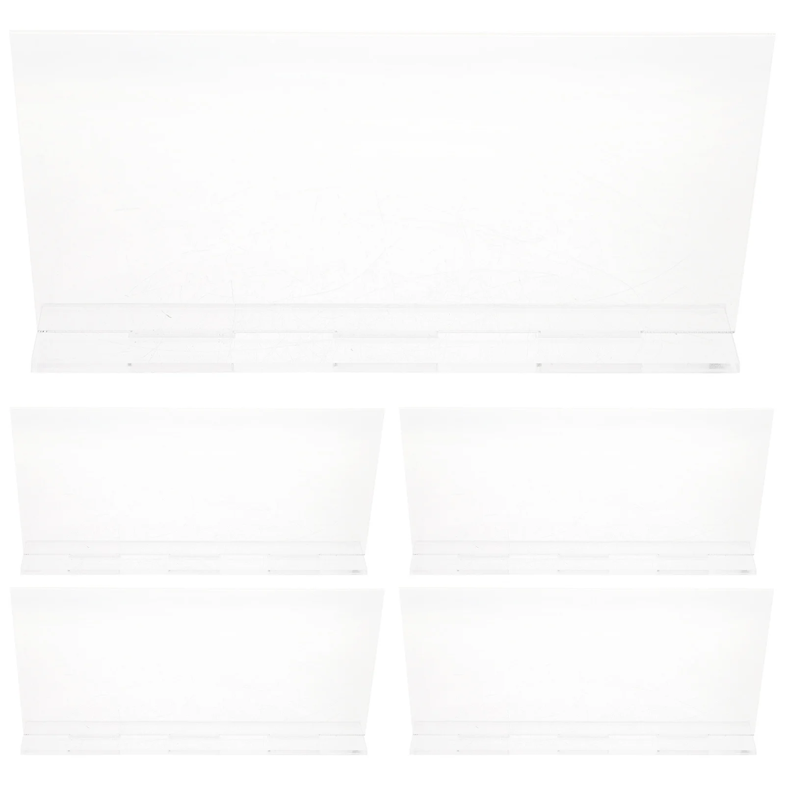 5 قطعة لوحة اسم المكتب واضح الاكريليك فارغة بطاقات الاسم الجدول رقم أصحاب الجلوس تقف لمكتب حفلات الزفاف المدرسة #5