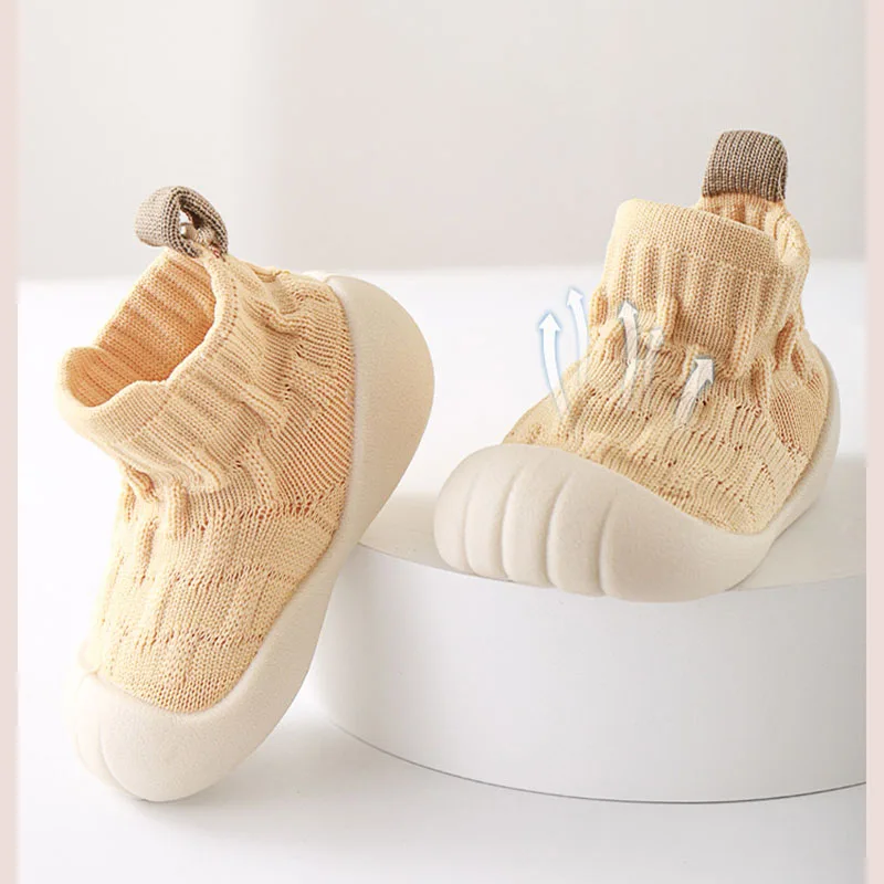 

2025 Autumn Spring Baby First Walker Shoes 0-3Y Soft Sole Non-Slip Breathable Class A Toddler Shoes
