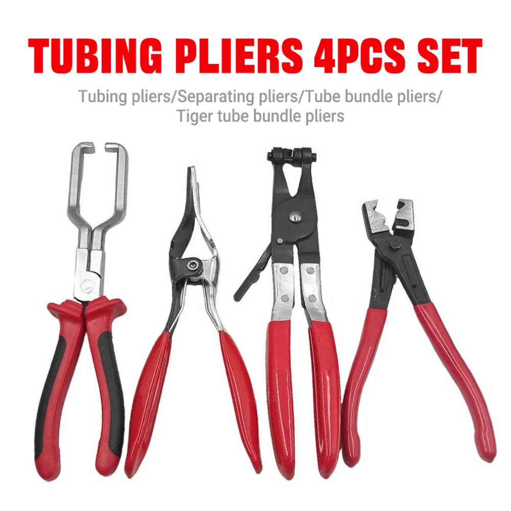 

Labor Saving Hose Clamp Pliers Car Fuel Oil Water Hose Removal Tool Angled Long Reach Pipe Separation Kit Auto Accessories