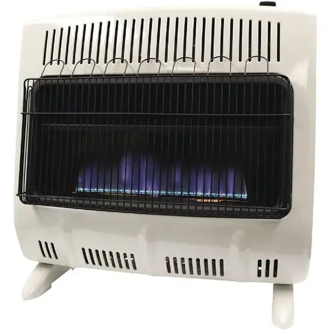 Hot Selling 30,000 BTU Dual Fuel Vent Free Blue Flame Propane Natural Gas Heater