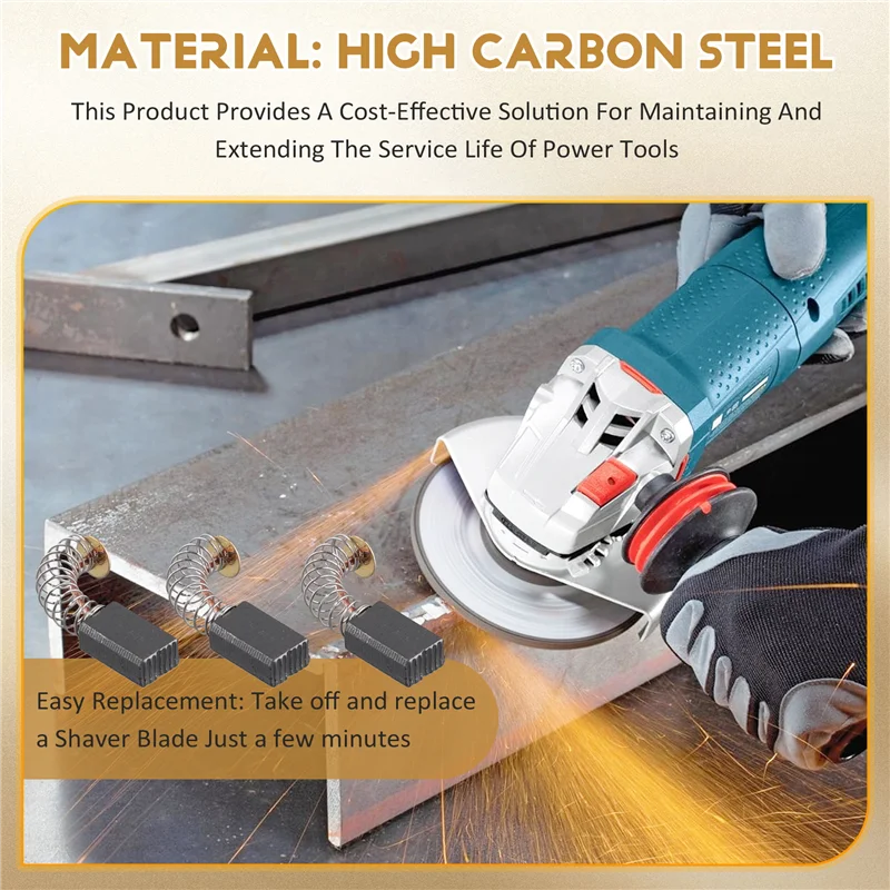 

A63K-36 шт. угольные щетки для угловой шлифовальной машины 5X8x13 мм для ручной дрели/шлифовальной машины, инструменты для электрической дрели