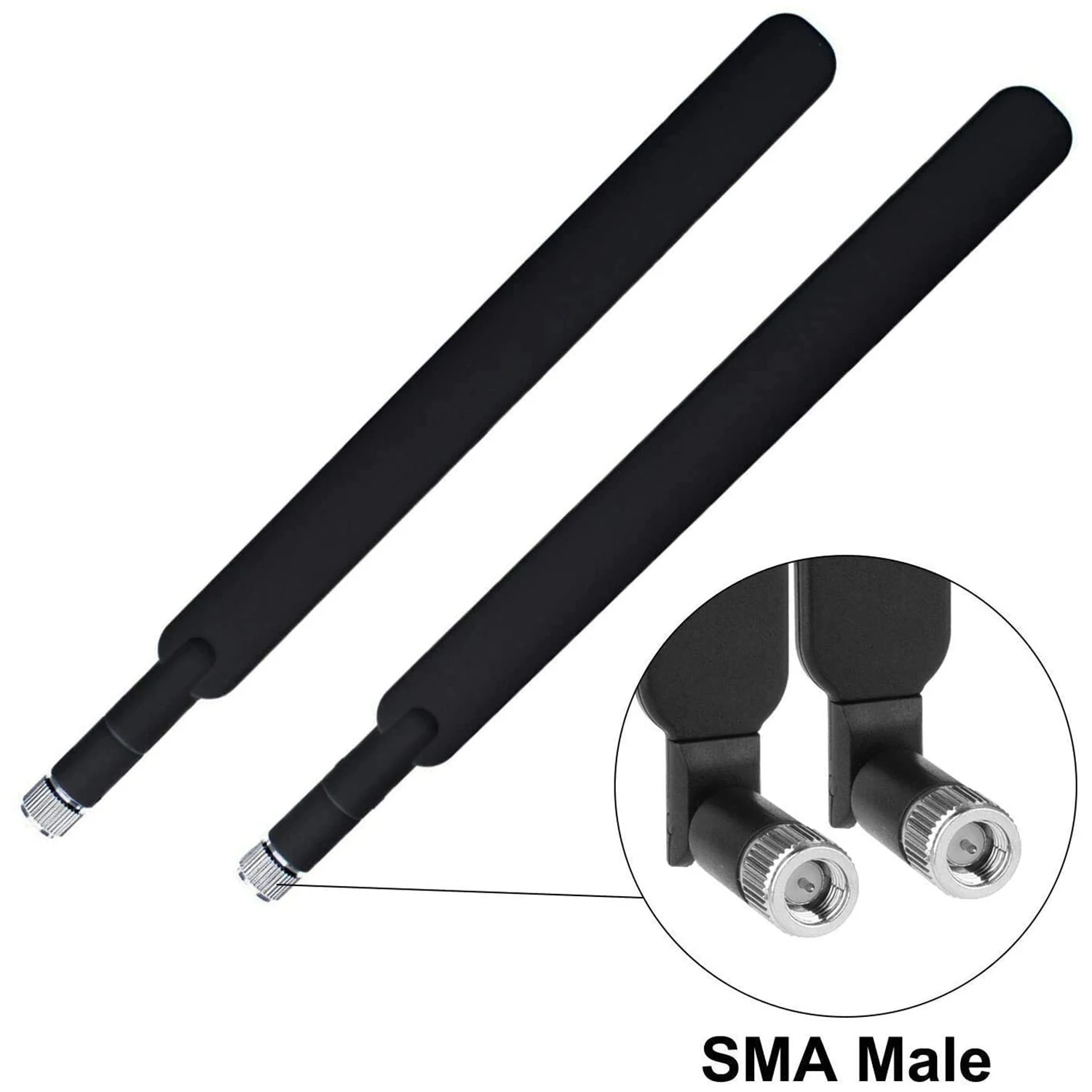 

SMA Antenna 4G LTE High Gain 9DBi WiFi Antenna Dual Band(2.4GHz&5.8GHz) Omni-Directional Antenna 3G/4G/GSM