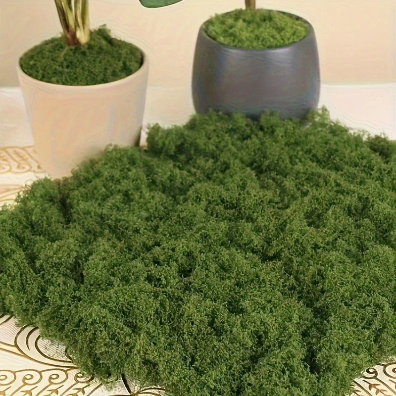 1 \ 5 \ 8 pcs artificial simulated moss, lawn decoration, DIY simulated moss=, green plant lawn potted decoration