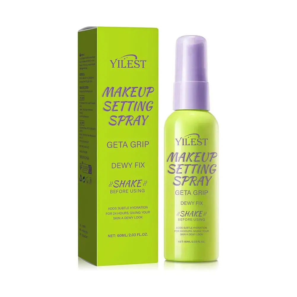 Spray de Maquillage pour le Visage, Fixateur de Base, Hydrate, Durable, Imperméable, M0Z8, 60ml