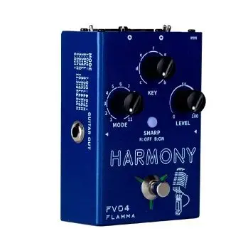 Vocal Harmony Effects Processor 12 Pitches with 11 Different Harmony Mode 48V Phantom Power Supports Guitar Inputs for Vocalists