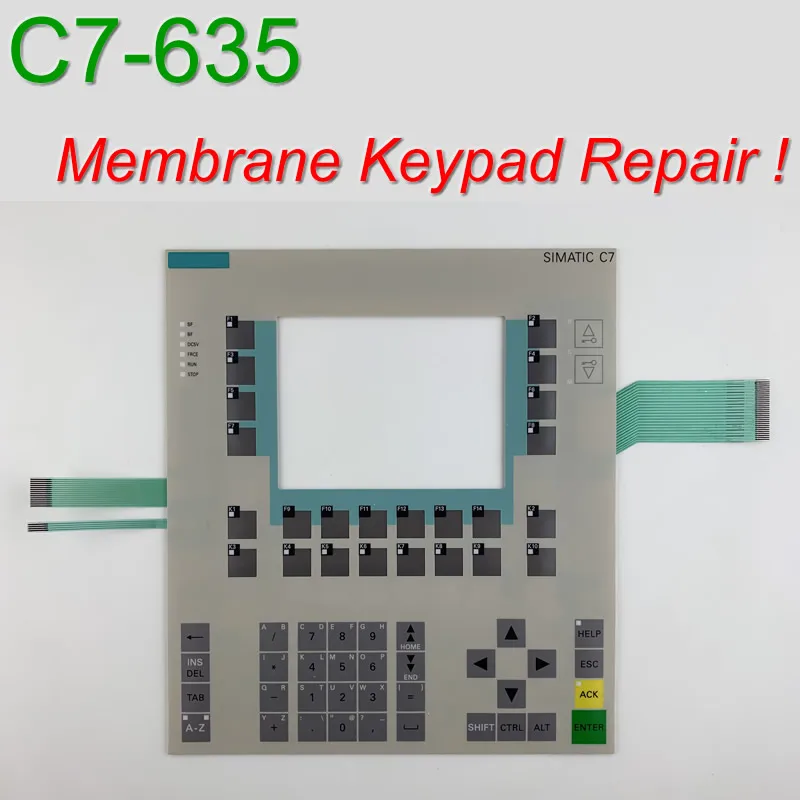 

6ES7635-2EC00-0AE3 C7-635 Membrane Keypad Keyboard For Simatic HMI Panel Repair