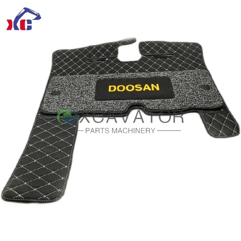 Floor Mats for Doosan Wheel Excavation Special Foot Pad DX55/60 /150W /210w-9C-ECO Cab Carpet Silk Ring