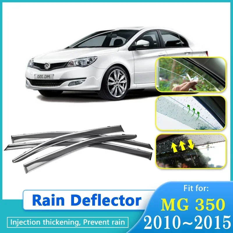 

Rain Deflector For Roewe 350 MG 350 2010 2011 2012 2013 2014 2015 Car Window Visor Antirain Chuvento Botaguas Windabweiser 4PCS