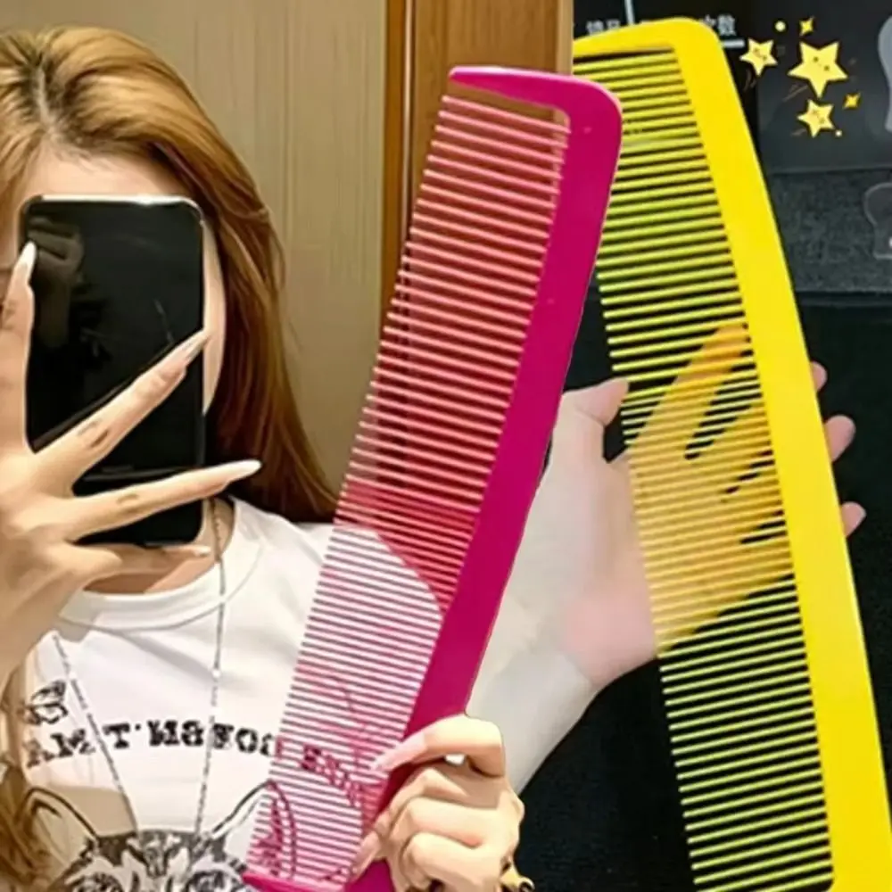 مشط بلاستيكي عملاق مضحك، مشط شعر عملاق لفك تشابك الشعر، مشط شعر مستقيم، أمشاط تدليك، ألعاب تخفيف التوتر #1