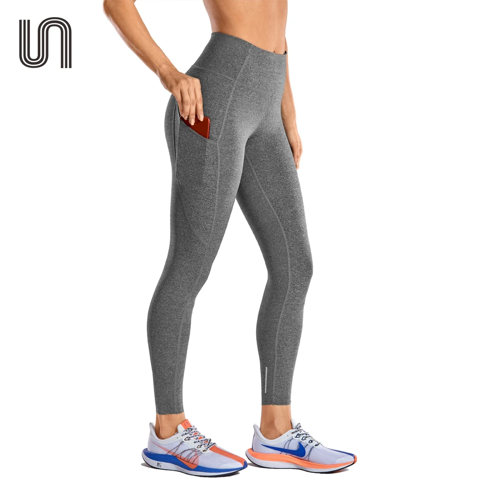 SYROKAN Women's High Waisted Yoga Pants with Pockets Naked Feeling Workout Leggings-25 Inches