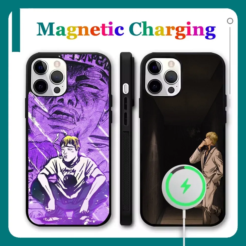 

Great Teacher Onizuka GTO Phone Case For iPhone 16,15,14,13,12,11,Pro,Max,Plus,Mini,SE New Magsafe Magnetic Wireless Charging