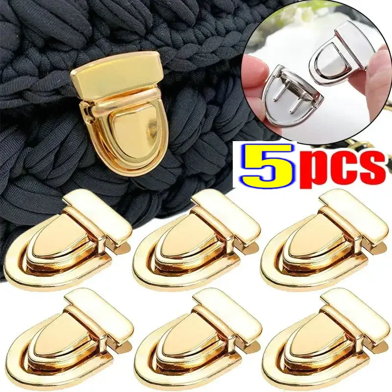 Metal Clasp Turn Lock Twist Lock for DIY Handbag Women Bag Purse Luggage Hardware Closure Bag Parts Accessories