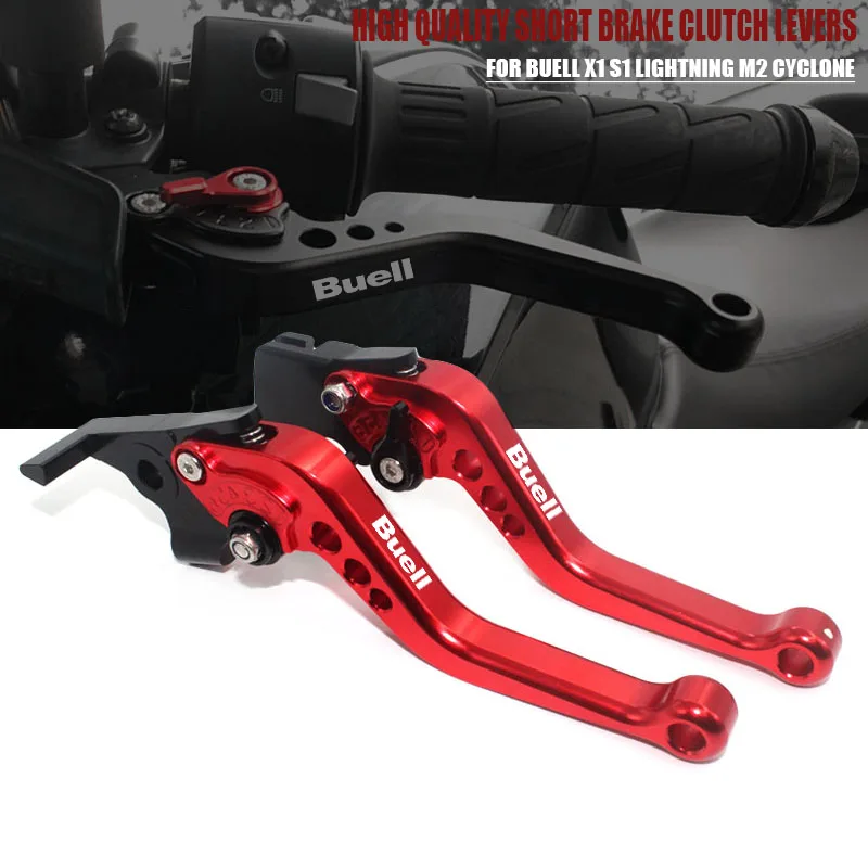 For BUELL X1 S1 LIGHTNING M2 CYCLONE Short Brake Clutch Levers