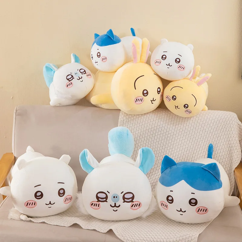 

2025 New Party Style Ji Kawa Xiaoba and Usaqi Doll Ji Yi Plush Toy Sleeping Pillow Comforting Doll Room Decoration