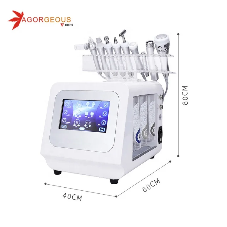 new design for salon use water peeling aqua blackhead remover hydro dermabrasion machine 7 in 1 facial machine