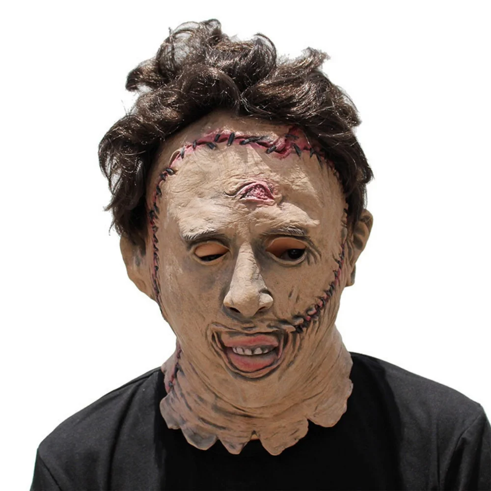 Texas Chainsaw Massacre Leatherface Mask Halloween Horror Fancy Dress Party Cosplay Latex Masks Halloween Party