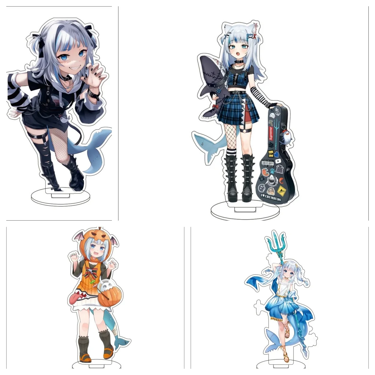 

Anime Hololive YouTuber Acrylic Stand Ornaments Akai Haato Hoshimati Suisei Robocosan Tokino Sora Figure Stand Christmas Gifts