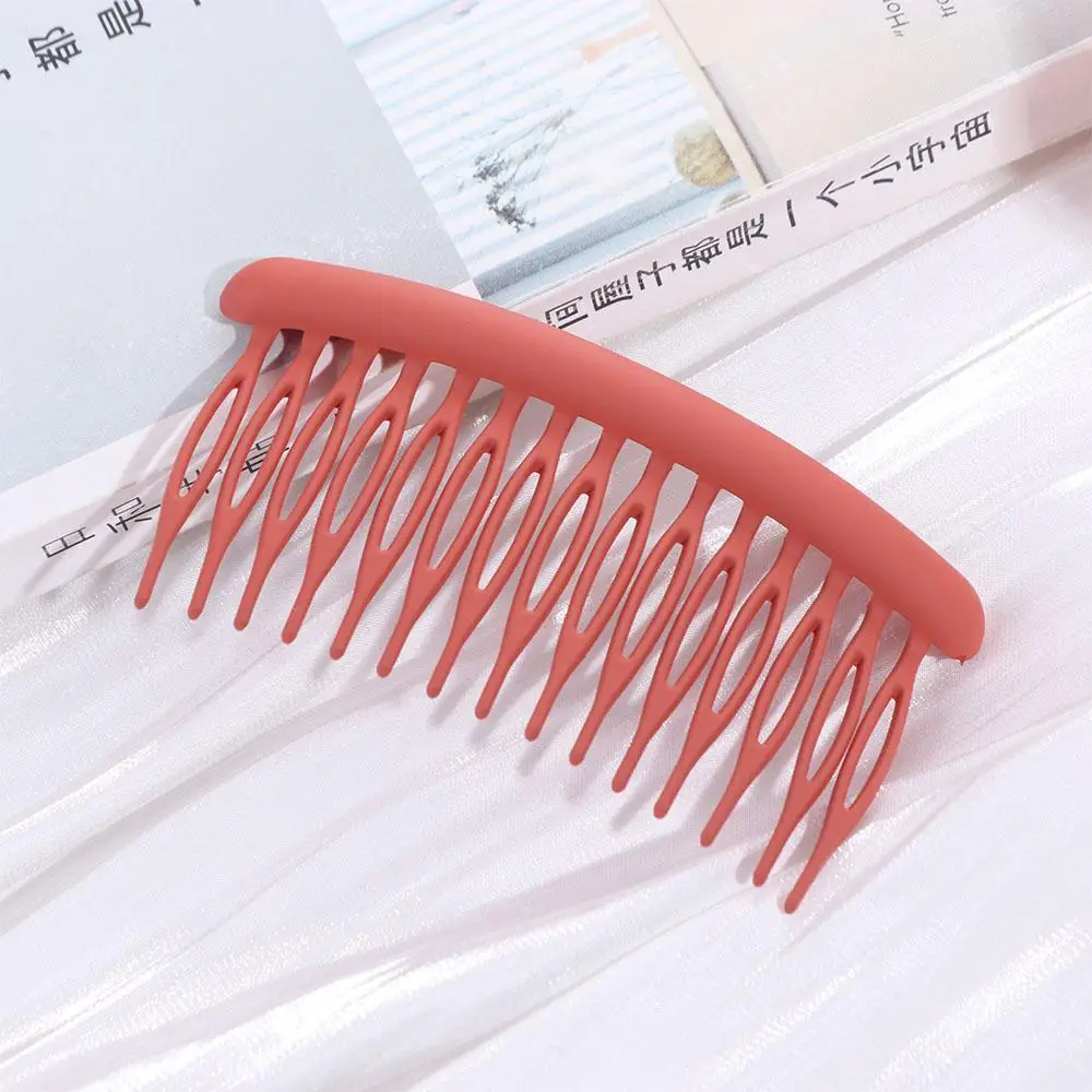 

Hair Accessories 15 Teeth Women Hair Clip Frosted Headwear Hair Comb Clip Headdress Styling Tools Broken Hair Hairpins Women