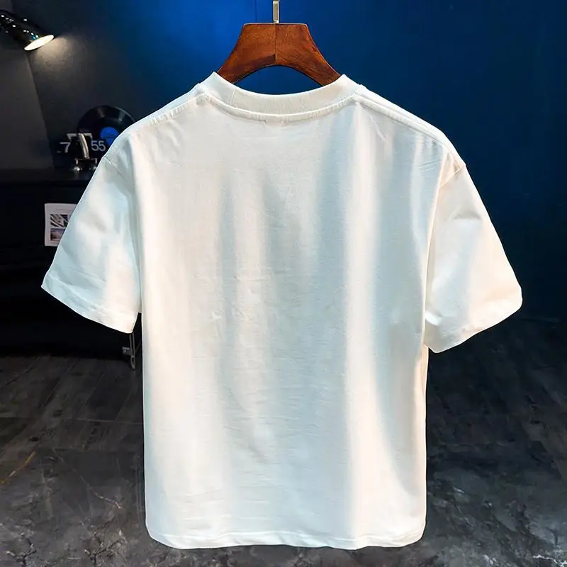Summer New Short sleeved T-shirt Men's Trendy Brand Loose Half Sleeve Comfortable and Breathable
