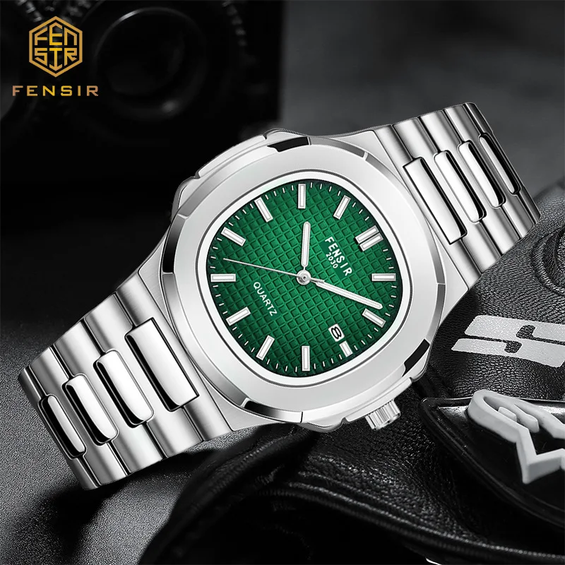 Sport Men Watches Fashion High-grade Golden Steel Band Quartz Nautilus Creative Wristwatch Male Gift Montre Homme Zegarek Meski