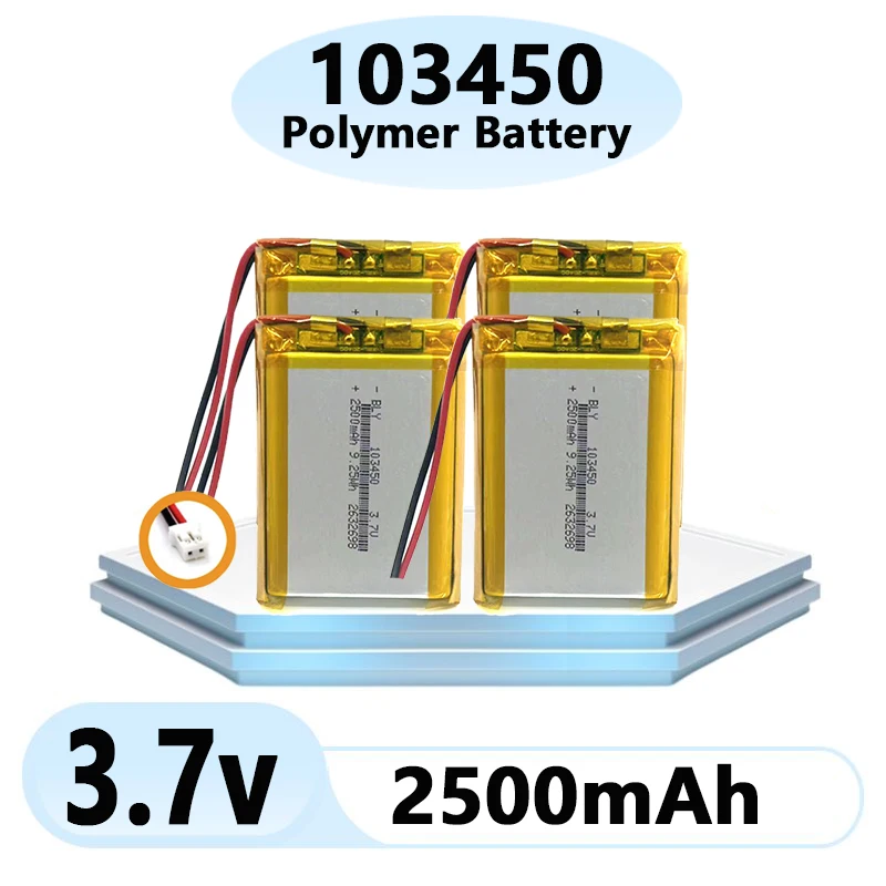 103450 3.7V 2500Mah…