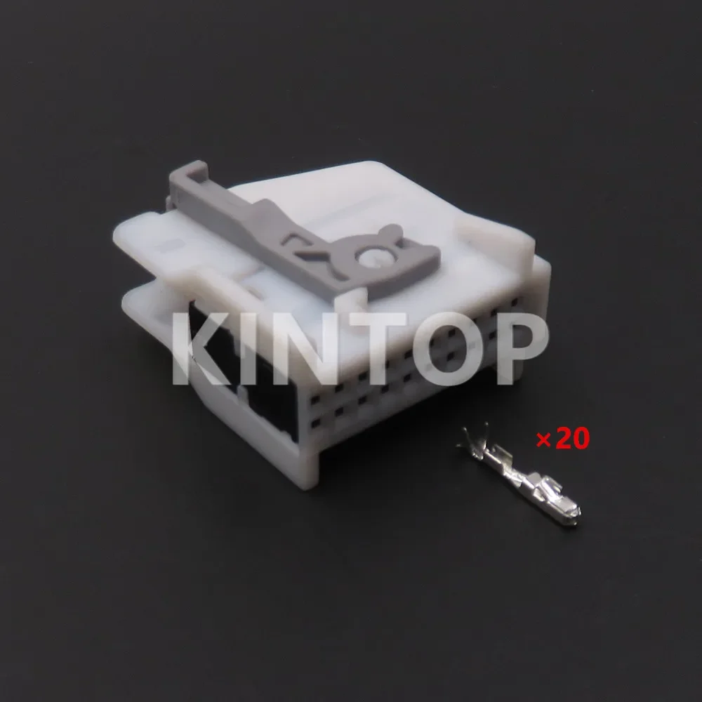 1 Set 20 Pins 2-1718422-1 AC Assembly Car Plastic Housing Unsealed Socket Auto Low Power Connector Cars Cable Terminal Plug